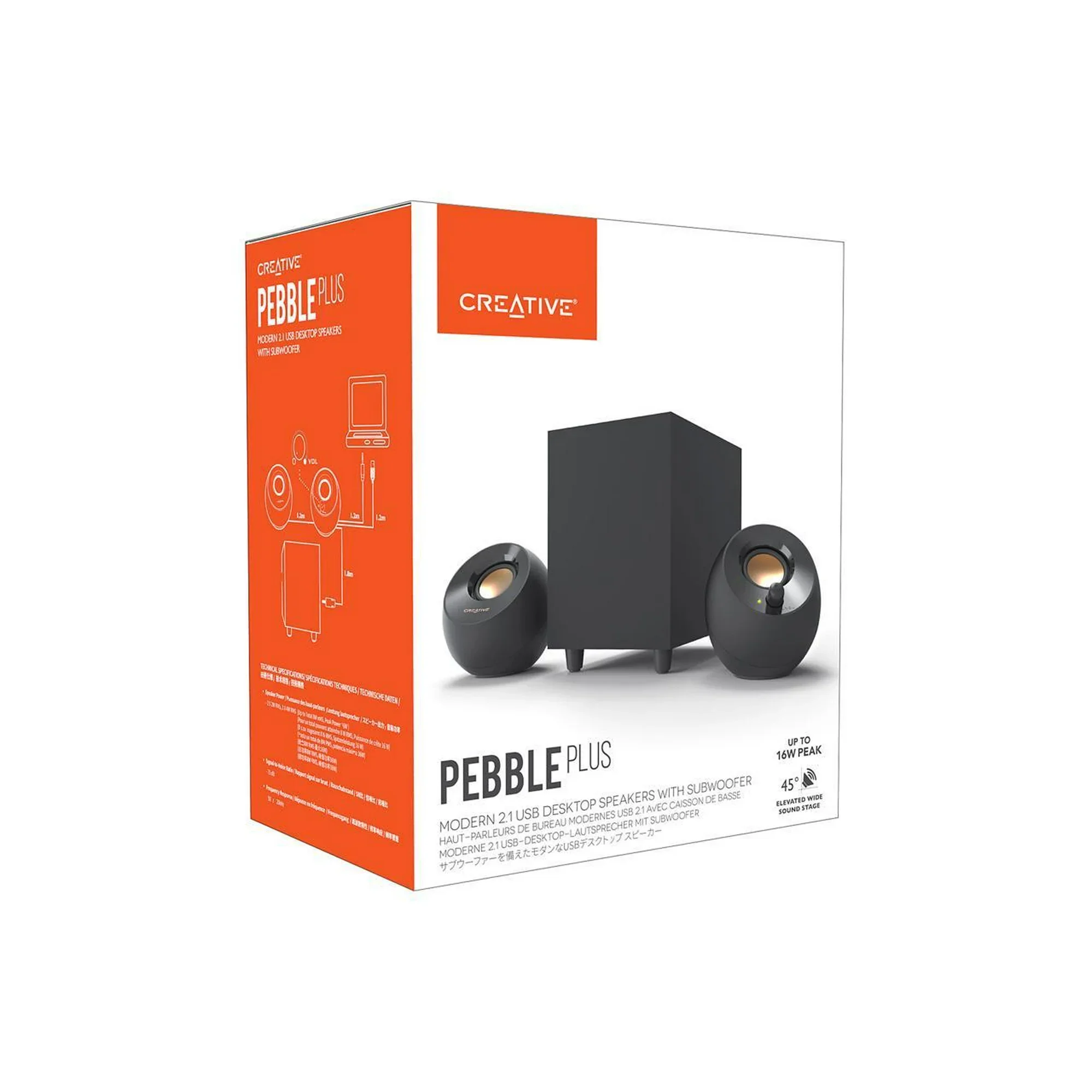 Creative Pepper Plus 2.1 - Powerful Bass Speaker System for PC & Laptop - Image 5