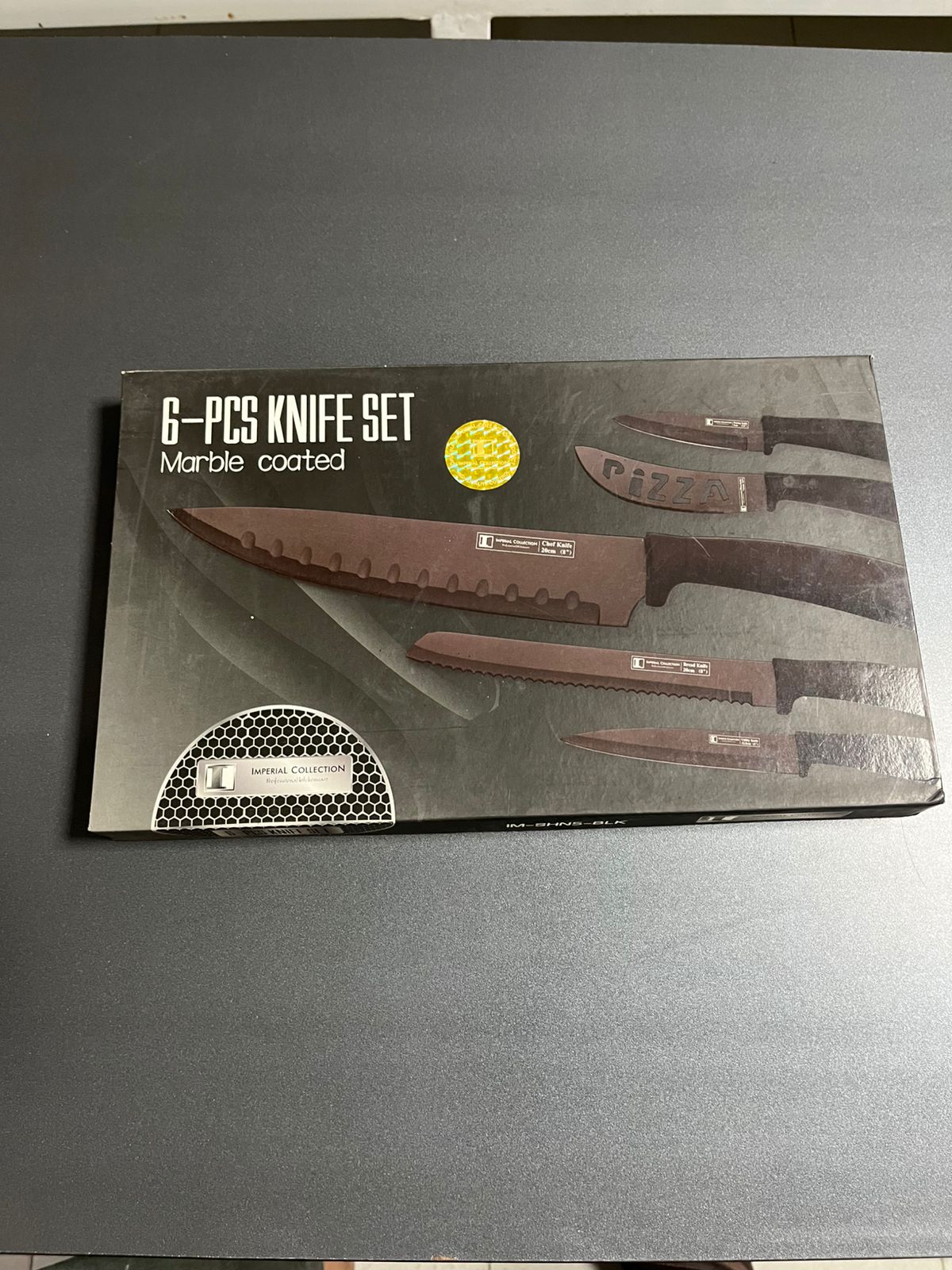 Imperial Collection 6-Pcs Marble Coated Knife Set (IM-SHN5-STN) - Image 4