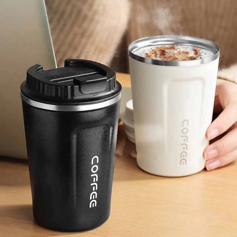 Thermos Flask Coffee Mug with Display 380ML - Image 4